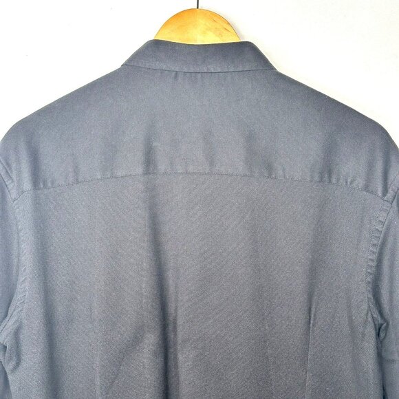 La Martina Buenos Aires Mens Shirt Button Up Slim Fit Long Sleeve Black Small - Picture 5 of 11